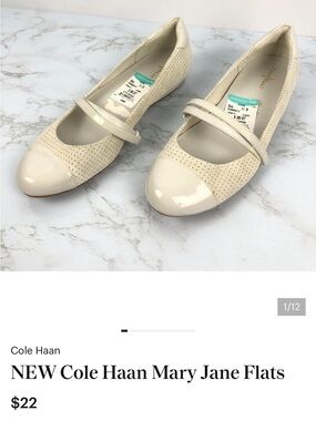 NEW Cole Haan Mary Jane Flats
